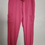 Utility Pink Jogger Scrub Pants