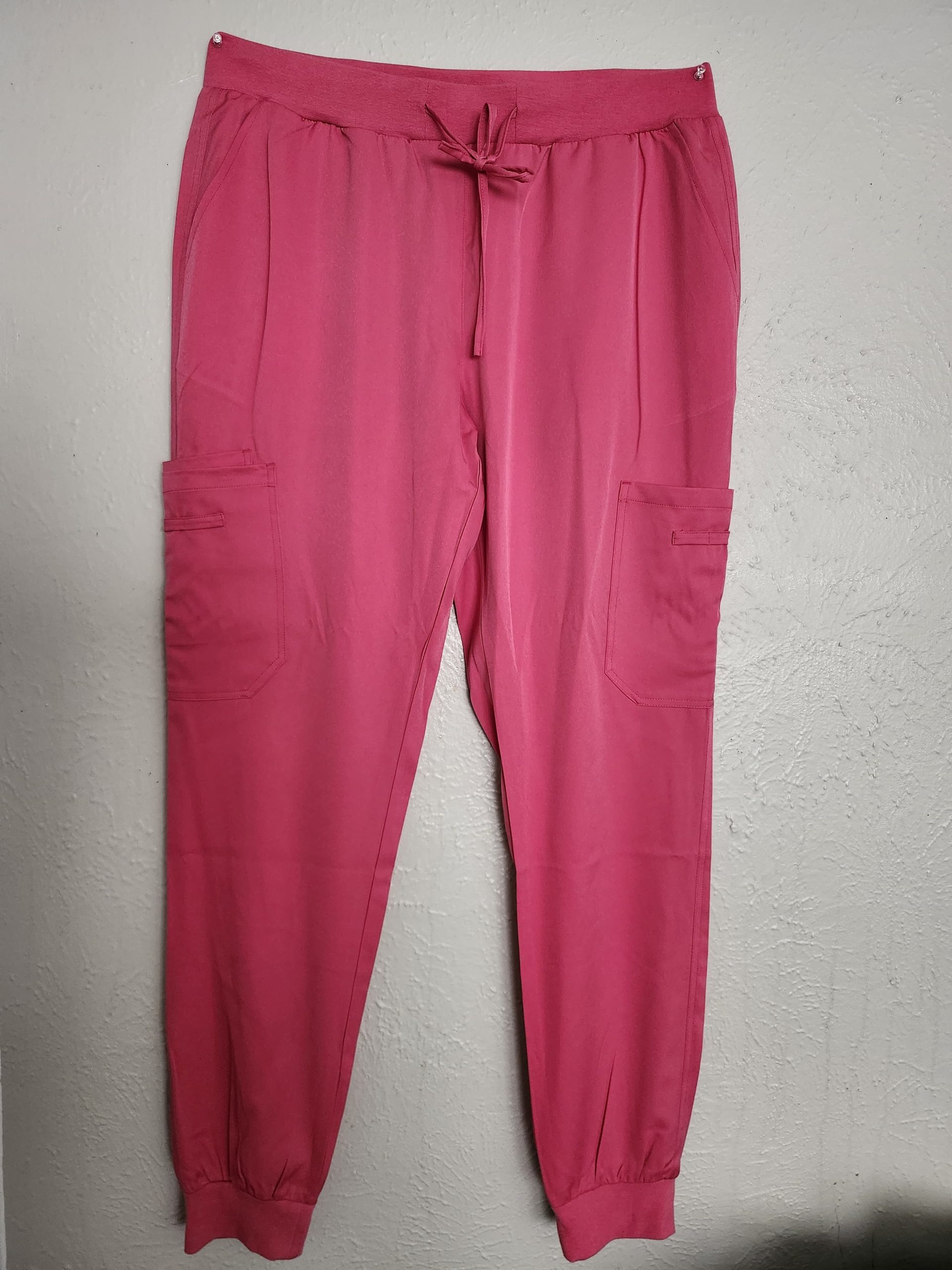Utility Pink Jogger Scrub Pants