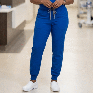 Classic Blue Jogger Scrub Pants