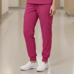 Utility Pink Jogger Scrub Pants