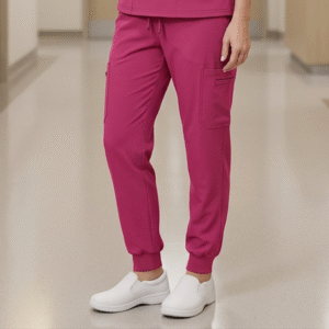 Utility Pink Jogger Scrub Pants