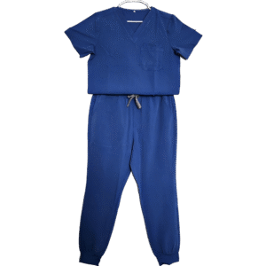 Royal Blue Essential Jogger Scrub Set